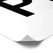 Pittsburgh Skyline Black & White Winter City Poster (Hoek)