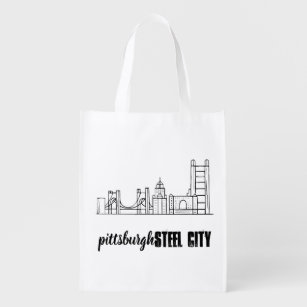 Pittsburgh Skyline Boodschappentas