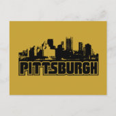 Pittsburgh Skyline Briefkaart (Voorkant)