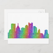 Pittsburgh skyline briefkaart (Voorkant / Achterkant)