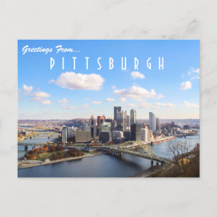 Pittsburgh Skyline Briefkaart