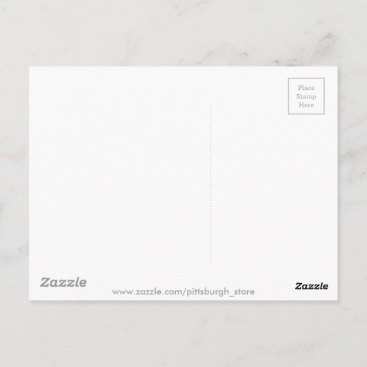 Pittsburgh Skyline Briefkaart (Achterkant)