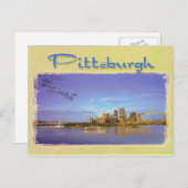 PITTSBURGH SKYLINE BRIEFKAART (Voorkant / Achterkant)