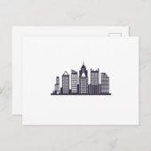 Pittsburgh Skyline Briefkaart (Voorkant / Achterkant)