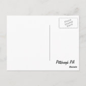 Pittsburgh Skyline Briefkaart (Achterkant)