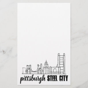 Pittsburgh Skyline Briefpapier