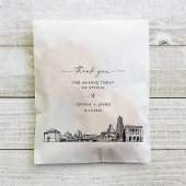 Pittsburgh Skyline bruiloft dank u gunsttassen Bedankzakje