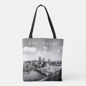 Pittsburgh Skyline Canvas tas (Achterkant)