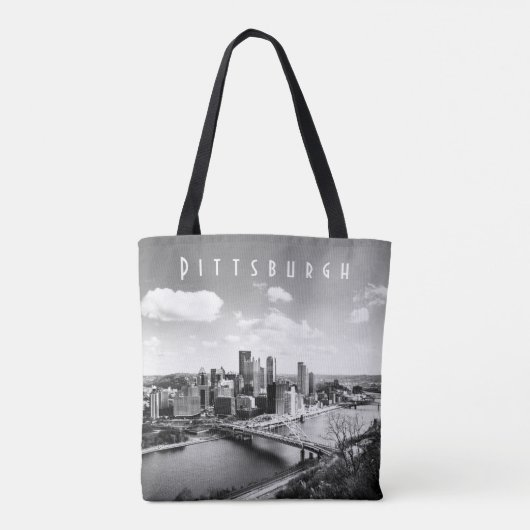Pittsburgh Skyline Canvas tas (Achterkant)