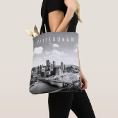 Pittsburgh Skyline Canvas tas (Dichtbij)