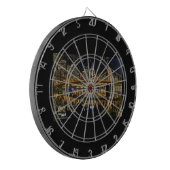 PITTSBURGH SKYLINE DART BOARD DARTBORD (Voorkant Links)
