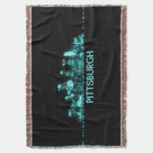 Pittsburgh Skyline Deken (Voorkant Verticaal)