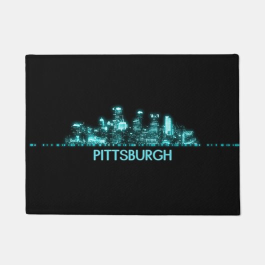 Pittsburgh Skyline Deurmat (Voorkant)