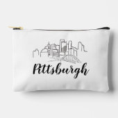 Pittsburgh Skyline Illustration Art Etui (Voorkant)