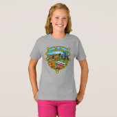 Pittsburgh Skyline in City Shield T-shirt (Voorkant volledig)