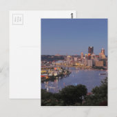 Pittsburgh Skyline in Dusk Briefkaart (Voorkant / Achterkant)