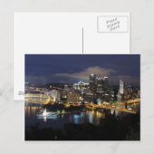 Pittsburgh Skyline in Dusk Briefkaart (Voorkant / Achterkant)
