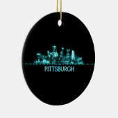 Pittsburgh Skyline Keramisch Ornament (Rechts)