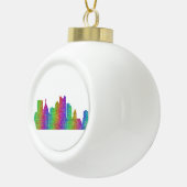Pittsburgh skyline keramische bal ornament (Rechts)