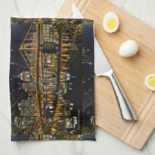 PITTSBURGH SKYLINE KITCHEN TOWEL TERRIBLE THEEDOEK (Quarter Fold)