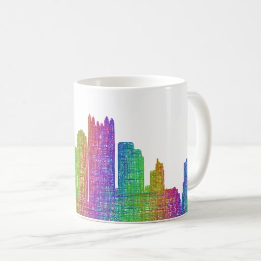 Pittsburgh skyline koffiemok (Voorkant rechts)