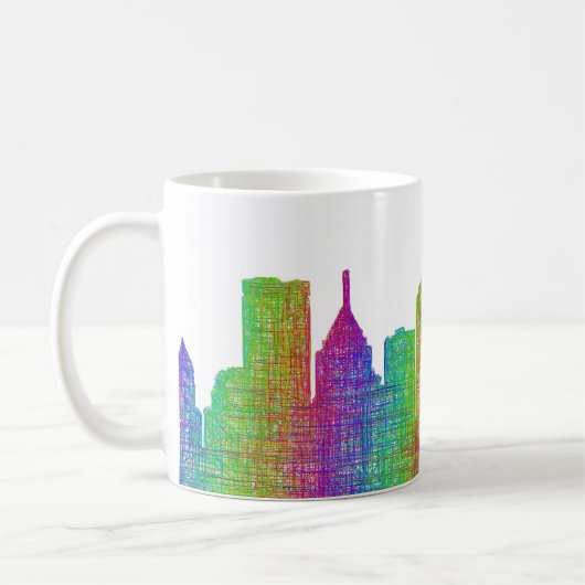 Pittsburgh skyline koffiemok (Links)