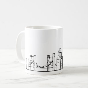 Pittsburgh Skyline Koffiemok