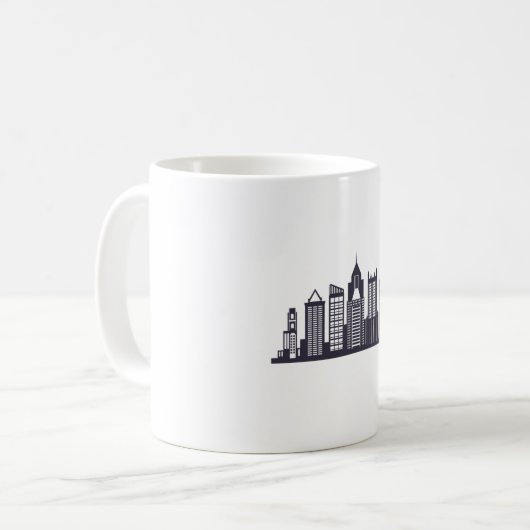 Pittsburgh Skyline Koffiemok (Voorkant links)