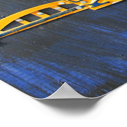 Pittsburgh Skyline License Bord Art Poster (Hoek)