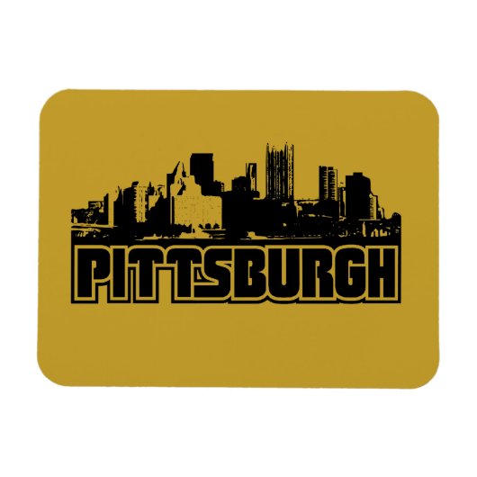 Pittsburgh Skyline Magneet (Horizontaal)