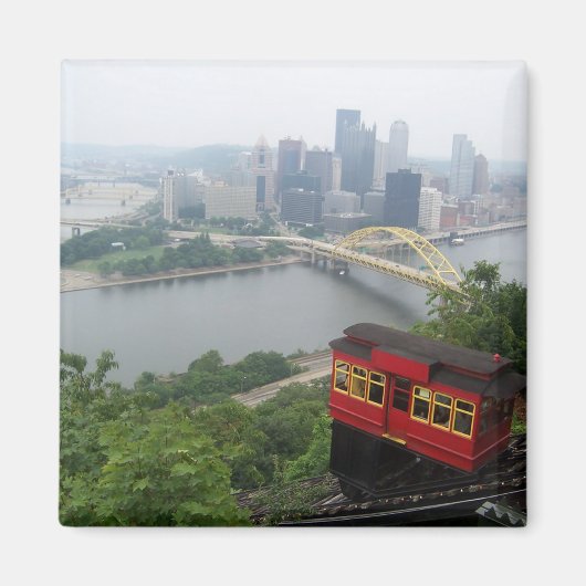 Pittsburgh Skyline Magneet (Voorkant)