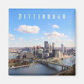 Pittsburgh Skyline Magneet (Voorkant)