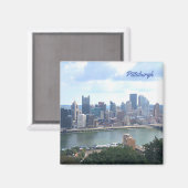 Pittsburgh Skyline Magnet (Voorkant / Achterkant)