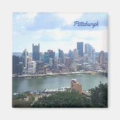 Pittsburgh Skyline Magnet (Voorkant)