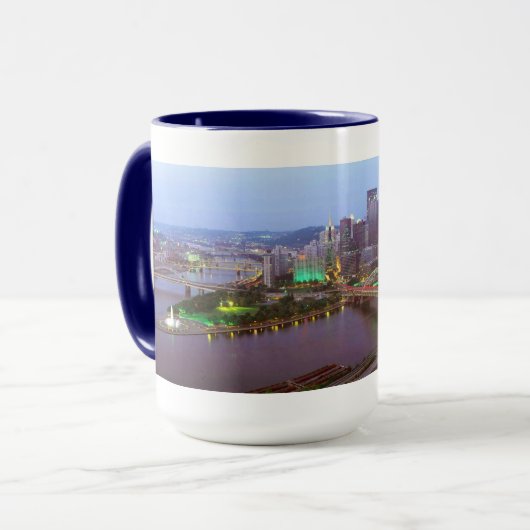 Pittsburgh Skyline Mok (Voorkant links)