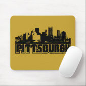 Pittsburgh Skyline Muismat (Met muis)