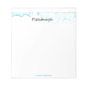 Pittsburgh Skyline Notitieblok (Voorkant)