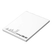 Pittsburgh Skyline Notitieblok (Linkerzijde)