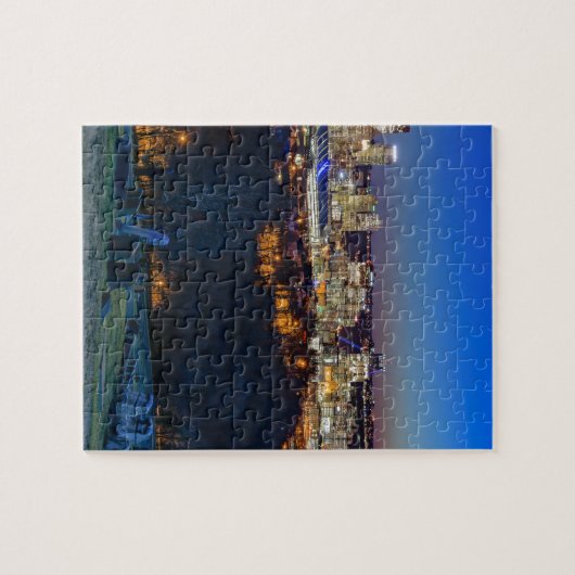 Pittsburgh Skyline op Sunset Legpuzzel (Horizontaal)