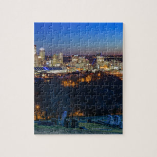Pittsburgh Skyline op Sunset Legpuzzel