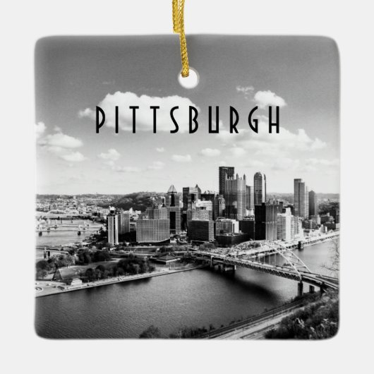 Pittsburgh Skyline Ornament (Voorkant)