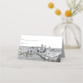 Pittsburgh Skyline Place Cards Plaatskaartje (Voorkant)