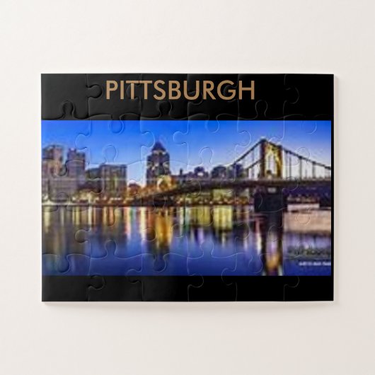 PITTSBURGH SKYLINE PUZZZLE LEGPUZZEL (Horizontaal)