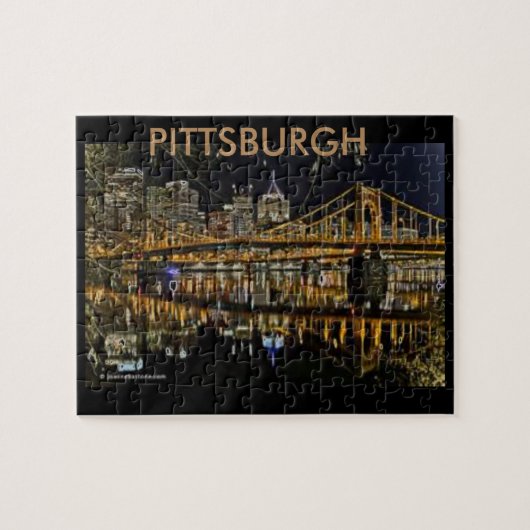 PITTSBURGH SKYLINE PUZZZLE LEGPUZZEL (Horizontaal)