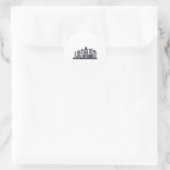 Pittsburgh Skyline Ronde Sticker (Tas)
