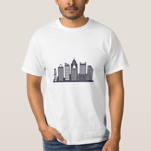 Pittsburgh Skyline T-shirt (Voorkant)