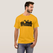 Pittsburgh Skyline T-shirt (Voorkant volledig)