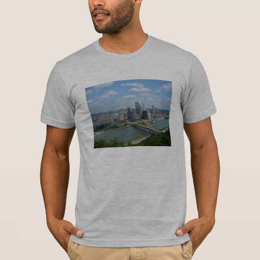 Pittsburgh Skyline T-Shirt (Voorkant)