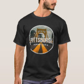 Pittsburgh Skyline T-shirt (Voorkant)