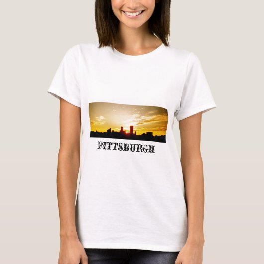 Pittsburgh Skyline T-shirt (Voorkant)